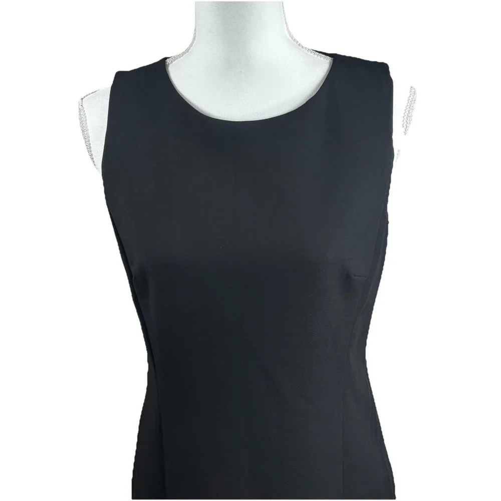 J Crew Professional Black Career Dress Sheath‎ Sleeveless Size 4  $148